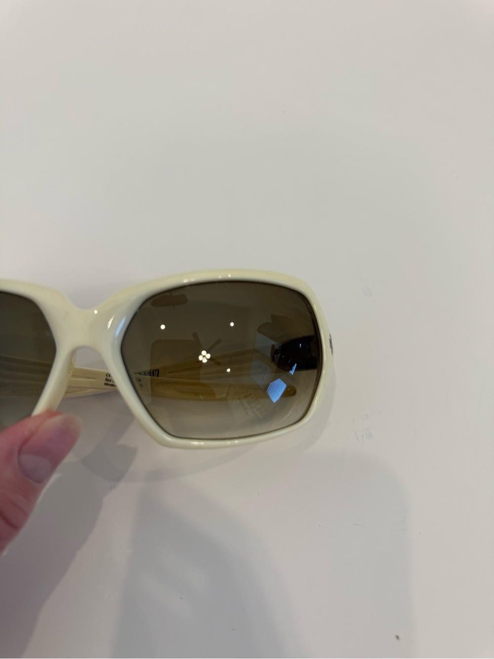 Y2K SPY Optic Dynasty Oversized Sunglasses Gradient Lenses Vintage Italy - Picture 9 of 9